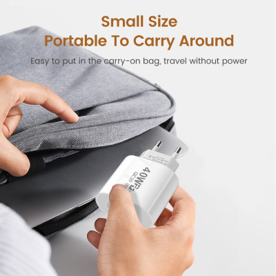 Cốc Củ đầu Sạc Nhanh 3 Cổng USB 40W 65W Type C 3.0 Cho Điện Thoại smartphone [ Miếng Lót chuột ]