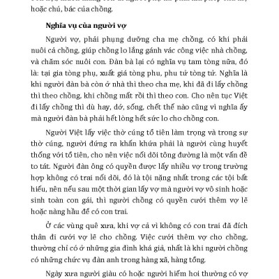  Nghi Lễ Và Tập Tục Người Việt Với Phụ Nữ (Tái bản 2025)