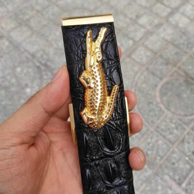 Thắt Lưng Cá Sấu Liền 4cm 