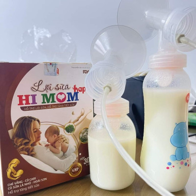[TẶNG BÌNH MÈO] Lợi Sữa Himom sữa nhiều, sữa mát (1 hộp 30 gói )