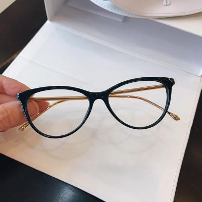 Kính Mắt mèo Hàn Quốc gọng Kim loại 