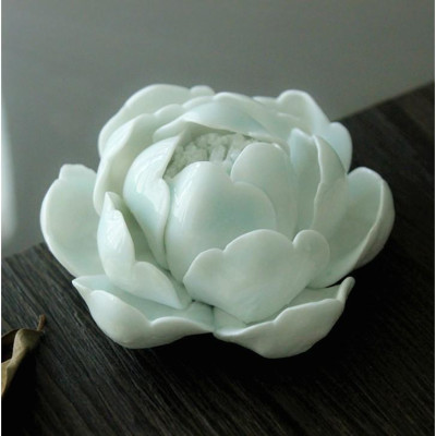 Hoa gốm cắm trầm nặn tay thủ công nghệ thuật DDT31