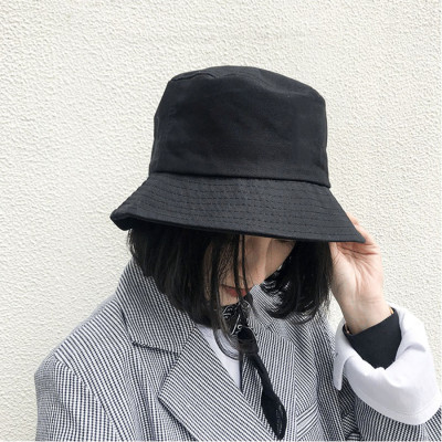 NÓN BUCKET TRƠN CHỐNG NẮNG CÁ TÍNH, MŨ TAI BÈO ĐEN TRƠN ULZZANG MÙA HÈ- SMICE HOUSE