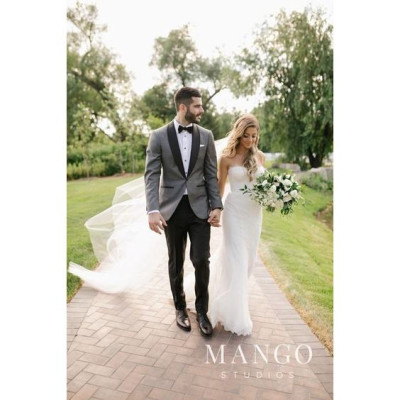 Nơ Đeo Cổ Nam cánh nhọn, màu vàng đồng - Nơ chú rể, MC , tặng kèm hộp