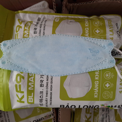 Thùng 300/200 khẩu trang KF94 4D Bảo Long Mask kháng khuẩn chống bụi mịn sản xuất tại Việt Nam theo công nghệ 4D và chuẩn KF94 Hàn Quốc