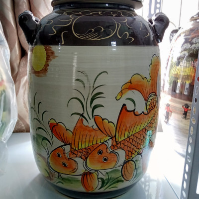 Hũ đựng rượu gạo Bát Tràng 15L