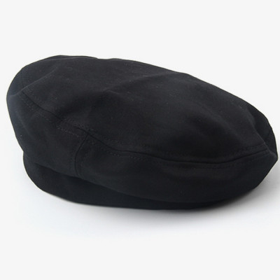 Mũ Nồi Dạ Beret Chất Kaki Phong Cách Hàn Quốc NK487 Màu Đen