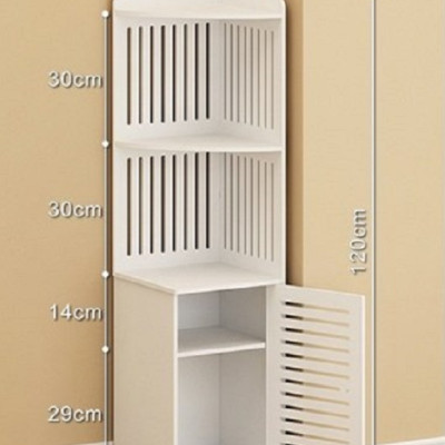 Tủ liền kệ góc tam giác