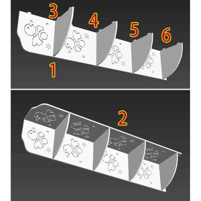 Kệ Góc 4 Tầng Hình Con Vịt-Cá Heo IG231