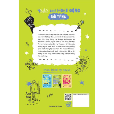  Những Cuộc Đời Lớn - Các Nhà Hoạt Động Nổi Tiếng -Catmint Books, trẻ