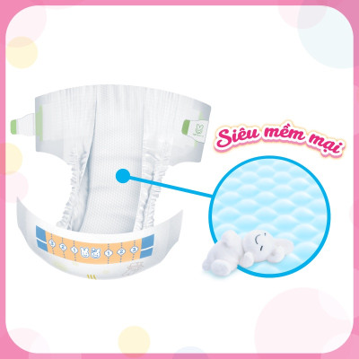 Tã/bỉm dán Merries size NB - 76 miếng (dành cho bé dưới 5kg)