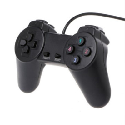 Tay cầm chơi game đơn giản kiểu Playstation 1 giá rẻ gắn cổng USB trên PC - miếng lót chuột