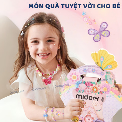Hình xăm cho bé, dán móng tay cho bé Mideer Garden Fairy Dress Up Sticker Pack 1000 miếng