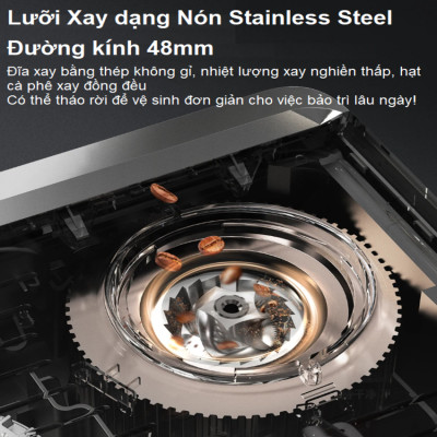 Máy pha cà phê Espresso chuyên nghiệp 3 trong 1, thương hiệu Mỹ cao cấp HiBREW H7A. HÀNG CHÍNH HÃNG