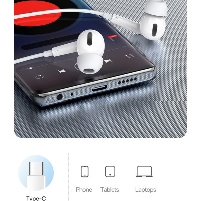 Tai nghe có dây Ba-se-us H18, Tai nghe nhét tai, có mic Ba-se-us H18 Cổng 3.5mm Cho Âm Thanh Sống Động - Hàng chính hãng