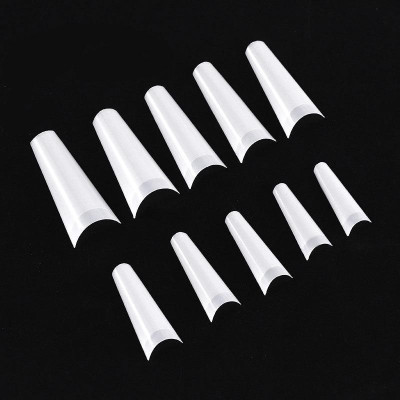 Túi Móng Nối Típ Hàn Quốc 500 Chiếc Nhiều Form Chuẩn Đẹp Làm Nail, 10 Size Nhựa Siêu Dẻo, Màu Đục Trong Tự Nhiên Cho Nàng Nữ