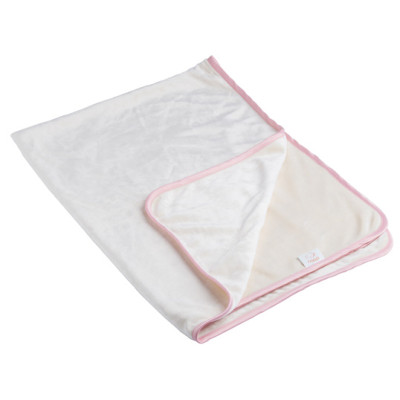 Chăn Nappi cho bé viền hồng