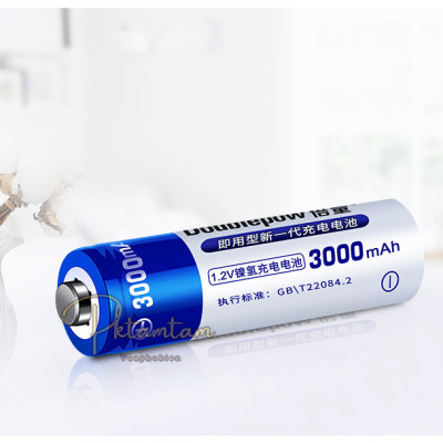Sạc Pin AA/AAA Tự Ngắt ( 6 Khe Sạc ),Tặng Kèm Hộp 6 Pin Dowblepow 3000mAh
