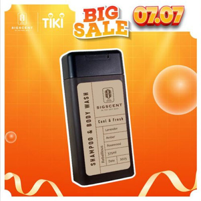 Sữa tắm dầu gội cho nam hương nước hoa 375ml Rebellious thương hiệu SIGSCENT