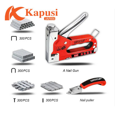 Kìm bắn đinh ghim WISEUP , đa năng, tiện dụng tặng kèm 300 ghim