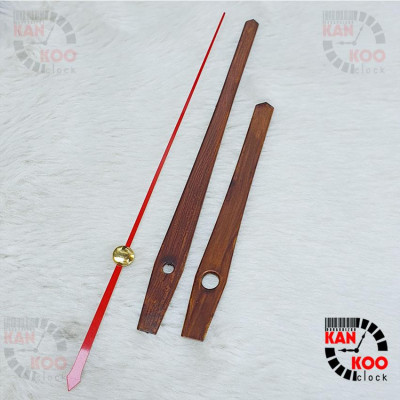 Kim đồng hồ treo tường cao cấp màu gỗ phù hợp mặt đồng hồ 28cm đến 35cm