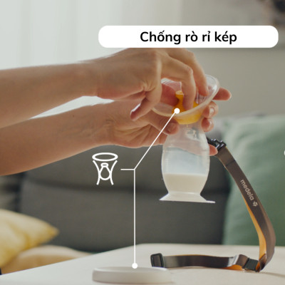 Cốc hứng sữa Silicon Medela | Hứng sữa rảnh tay 