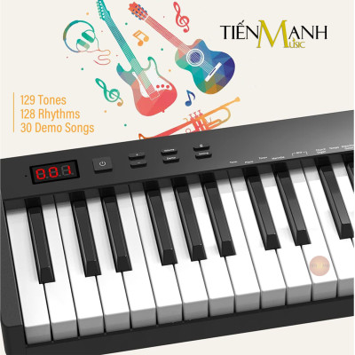 Bộ Đàn Piano Điện Konix PH88S - Kèm Chân Gỗ - 88 Phím nặng Cảm ứng lực Có Loa PH88 Hàng Chính Hãng
