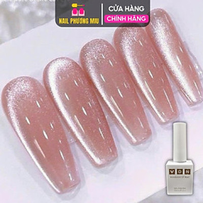 Sơn Gel Mắt Mèo Ánh Trăng Hồng VENDEENI CM02 Chai 15ml Siêu Sáng Chuyên Dùng Làm Nail Tạo Hiệu Ứng Mắt Mèo Siêu Mịn Ánh Hồng Cho Móng Lấp Lánh
