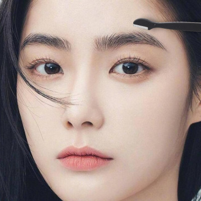 Dao Cạo Lông Mày Màu Đen Kai Groom 38531-HC1161 (Lẻ 1 Cây)