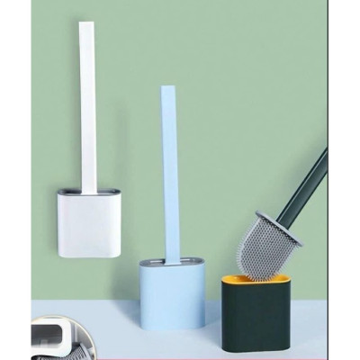 Cọ Vệ Sinh Toilet Bằng Silicon Siêu Sạch Kèm Hộp Đựng