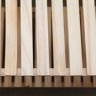 GIÁ TREO QUẦN ÁO LĂP RÁP 2 TẦNG HÀN QUỐC [ SƠN PU ] MWFURNITURE SIZE 860 - AHANGER 2F 86 NATURAL