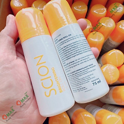 Lăn Khử Mùi SCION Brightening Roll-on 75ml Nhập USA - Ngăn Mùi Hôi Nách - Không Làm Ố Áo - Làm Sáng Da Dưới Cánh Tay