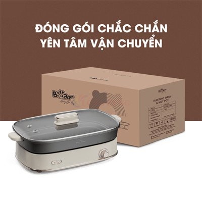 Nồi lẩu điện đa năng Bear SB-NL45K - Hàng chính hãng