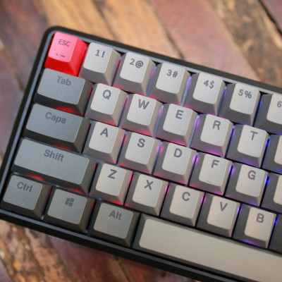 Bàn phím cơ không dây E-Dra EK368W V2 , Hotswap, E-Dra Switch (Brown/Red) - Hàng chính hãng