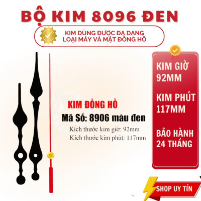 Kim đồng hồ treo tường SIÊU BỀN - Bảo Hành 24 Tháng mã 8096