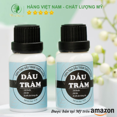 Dầu tràm nguyên chất, ngăn ngừa ho, cảm cho bé và người lớn Wonmom 15ml