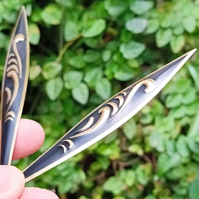 Kim đồng hồ treo tường 3D, hoạ tiết, hoa văn nổi độc- lạ mã 3813