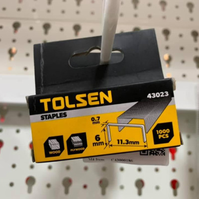 HỘP 1000 KIM TOLSEN SIZE TỪ 0.7x6mm-1.2x12mm  - HÀNG CHÍNH HÃNG