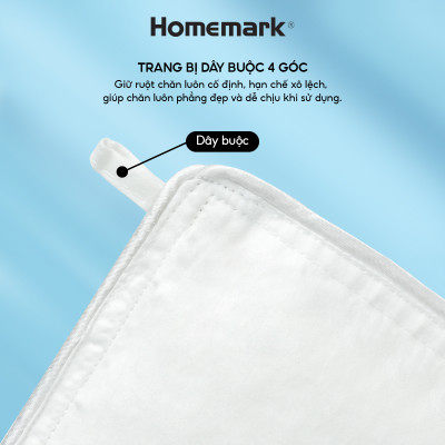 Ruột chăn bông siêu nhẹ Microfiber cao cấp Homemark lông vũ nhân tạo kháng khuẩn 200x220 cm