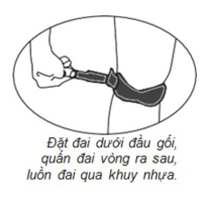 Đai Xương Bánh Chè Orbe - Đen