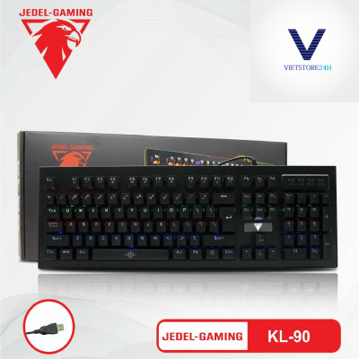 Phím Cơ JEDEL KL-90 LED - Hàng chính hãng