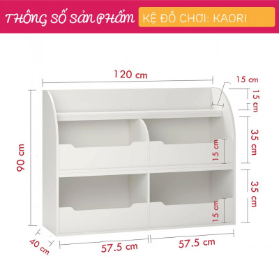 Kệ để đồ chơi cho bé SMLIFE Kaori