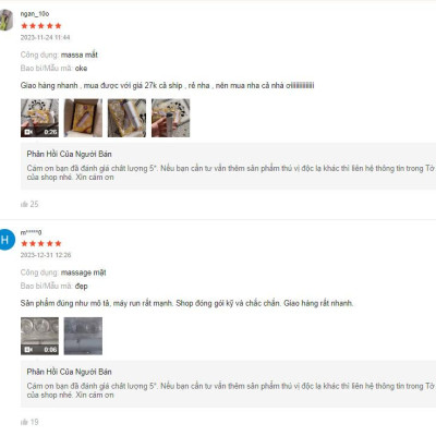 Combo 2 Bút Massage Mát Mạnh Massage Mini Cầm Tay Body - Máy mát xa cầm tay - Máy massage toàn thân 