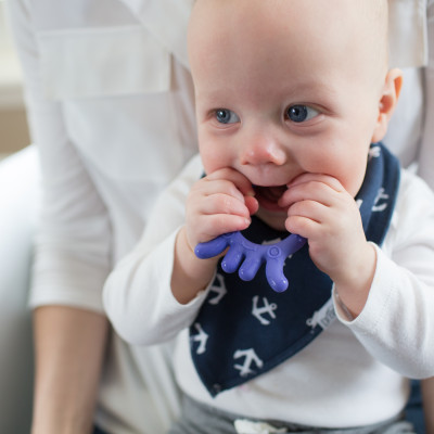 [ TE006 ] Ngậm nướu hình con bạch tuộc, 100% Silicone - Dr.Brown