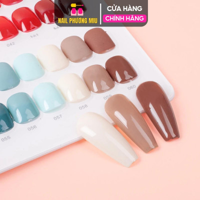 Set Sơn Gel Very Good Nail 60 Màu Chai 15ml, Đậm Đặc Sánh Mịn, Lên Màu Chuẩn Bền, Tặng Bảng Màu, Base Và Top Cao Cấp Nữ Women