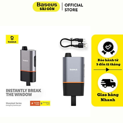 Dụng cụ thoát hiểm Baseus SharpTool Series Emergency Ham-mer Pro C10934401111-00- hàng chính hãng