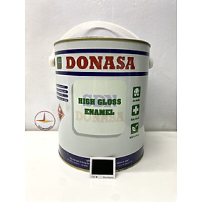 Sơn dầu Đồng Nai Donasa màu đen 1065 2.8kg _ DLF 1065