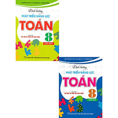 Combo Định Hướng Phát Triển Năng Lực Toán 8 - Tập 1 + 2 (Bám Sát SGK Kết Nối Tri Thức Với Cuộc Sống -2 Cuốn) -HA