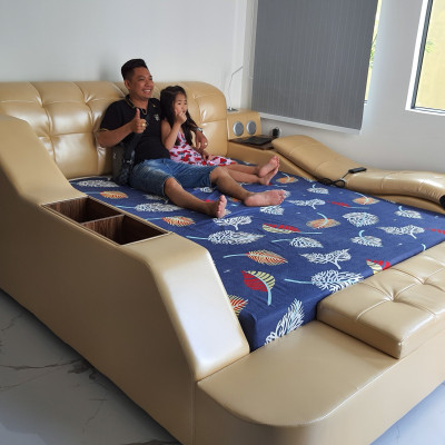 Giường ngủ cao cấp Juno Sofa lọt lòng nệm 1m6 x 2m 