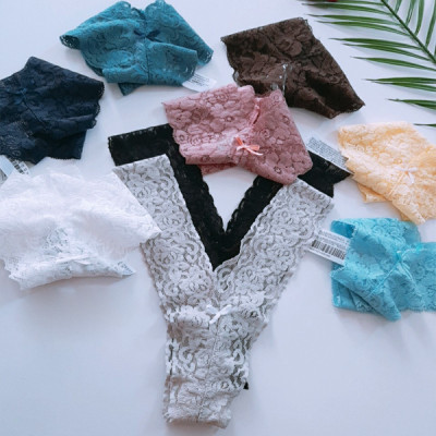 COMBO 05 QUẦN LÓT REN CHỮ Y, DÁNG CHUẨN, SIÊU SEXY QL2503 (Màu ngẫu nhiên)